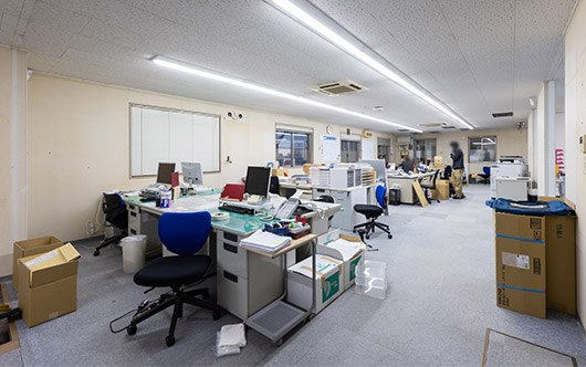 旭化成住宅建設株式会社様 改装前のオフィス