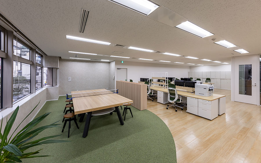 服部商事株式会社様 改装後のオフィス