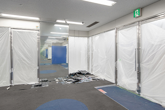 京阪建物株式会社様 改装前のオフィス