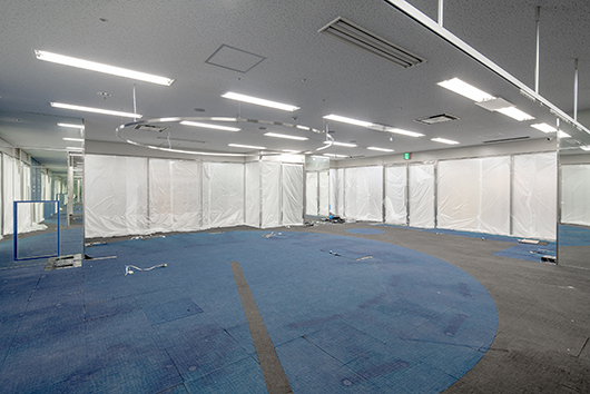 京阪建物株式会社様 改装前のオフィス