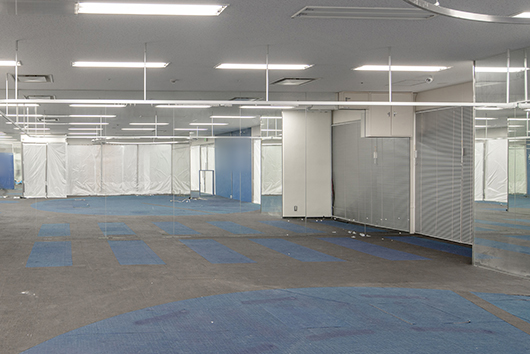 京阪建物株式会社様 改装前のオフィス