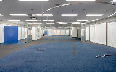 京阪建物株式会社様 改装前の店舗内