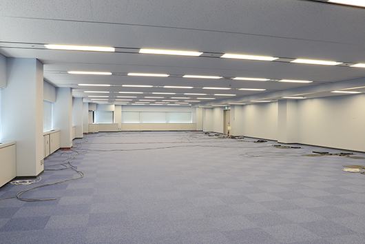 横浜ショールーム 改装前のオフィススペース