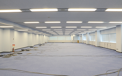横浜ショールーム 改装前のオフィススペース