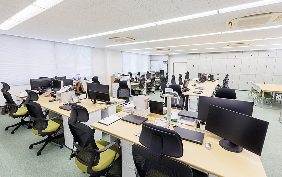 非破壊検査株式会社様 ワークスペース