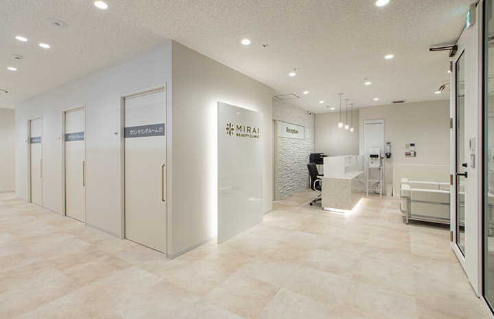 MIRAI BEAUTY CLINIC エントランス