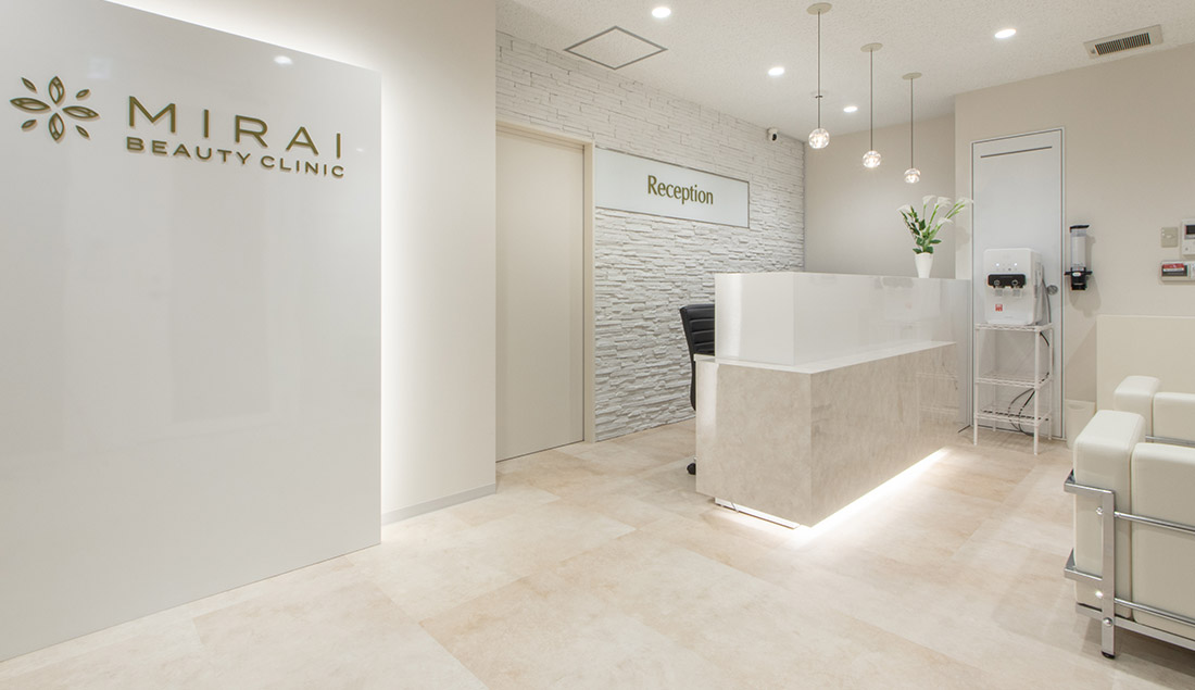 オフィス施工事例 MIRAI BEAUTY CLINIC様