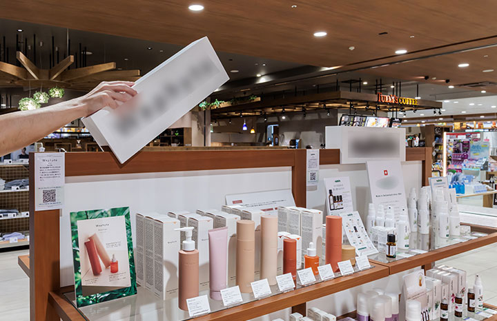 NOIN beauty 蔦屋書店 龍ヶ崎 / 株式会社トップカルチャー様 ディスプレイスペース