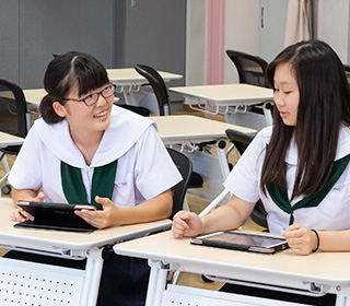 樟蔭中学校・高等学校 グループワーク