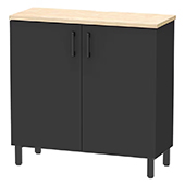 収納カウンター 開き扉タイプ Stazione