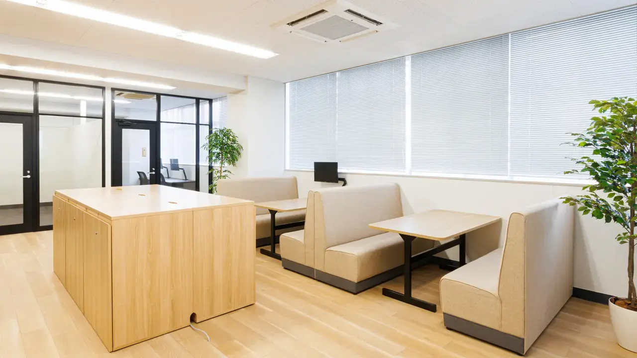 TMES株式会社 様｜オフィスデザイン・レイアウト 施工事例｜オフィスコム株式会社