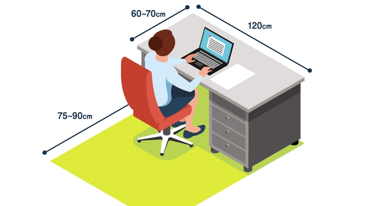一人当たりの必要デスクスペース（ワークスペース）とは？