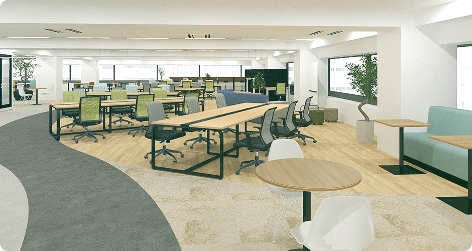 リニューアル後のオフィス