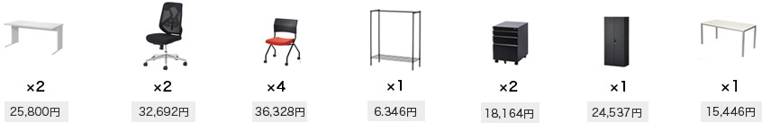 オフィス家具(スチールセットプラン)