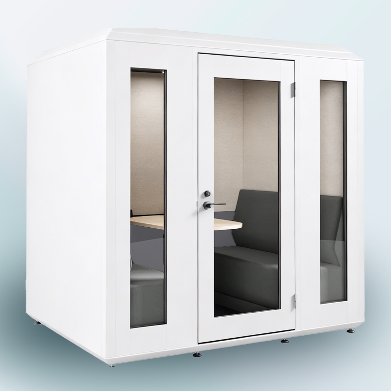 スチール製ハイグレードタイプ 4人用(ホワイト)