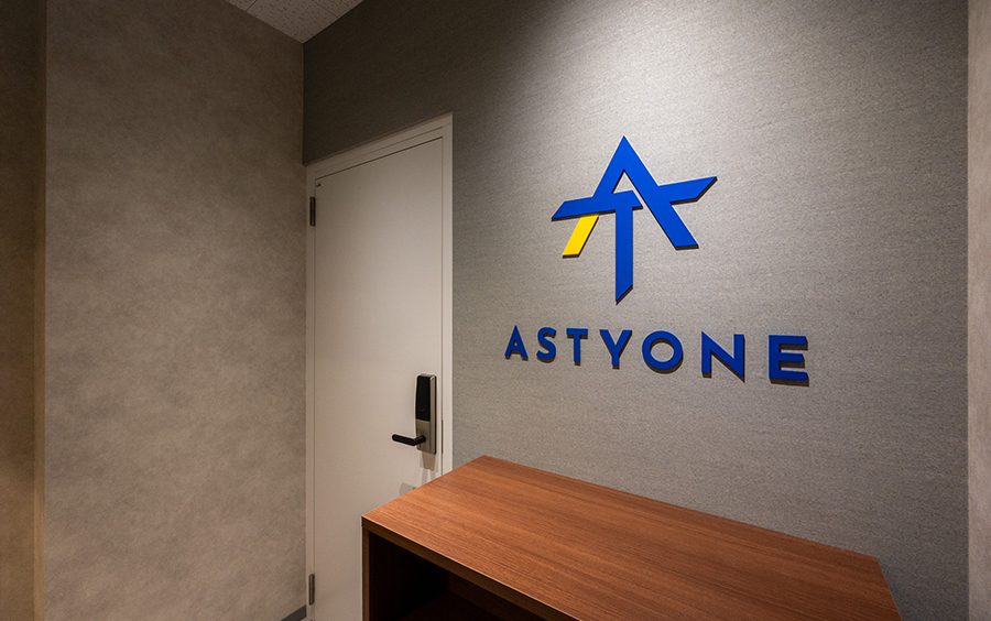 株式会社ASTYONE様 エントランススペース