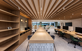 ガイオ・テクノロジー株式会社様 カフェスペース