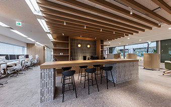 ガイオ・テクノロジー株式会社様 カフェスペース