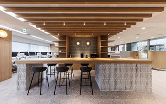 ガイオ・テクノロジー株式会社様 カフェスペース