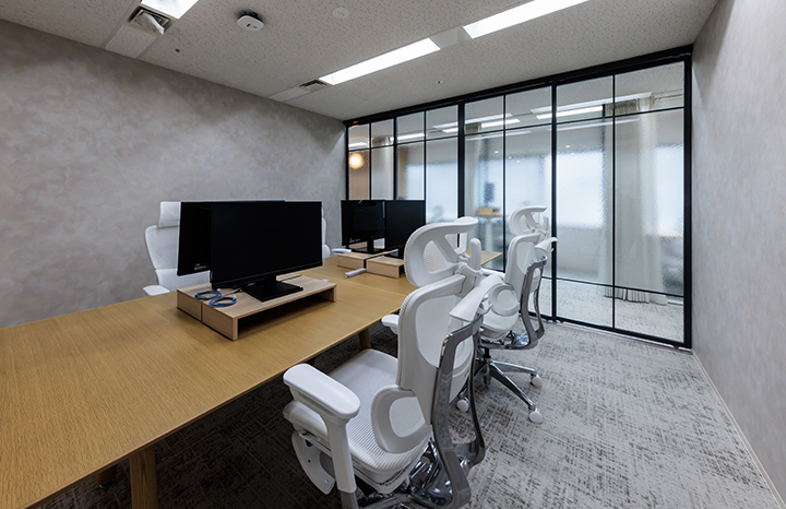 ガイオ・テクノロジー株式会社様 フリーアドレススペース