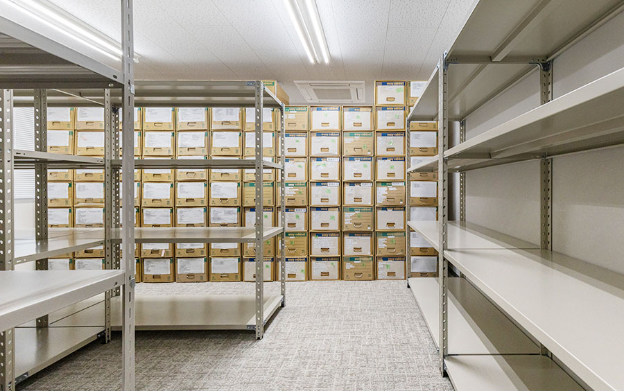 株式会社オーテック様 保存資料室