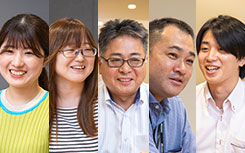 山田 和夫様・松元 和孝様・石井 優稀様・藤島 朱理様・城 沙織様