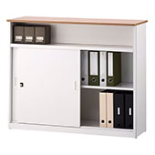 ハイカウンター 引き違い扉収納付き