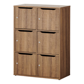 木製メールロッカー