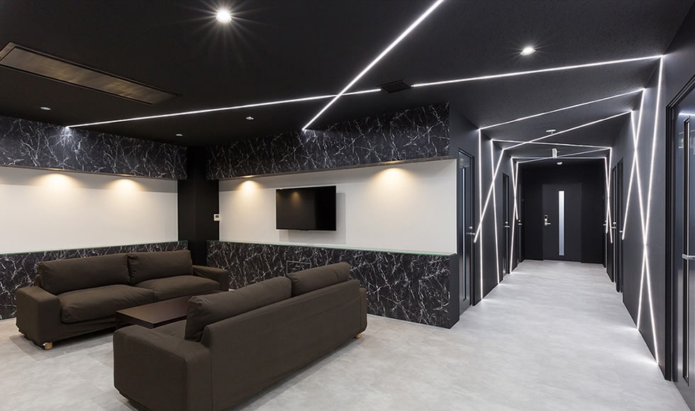 休憩室・リフレッシュスペースの照明