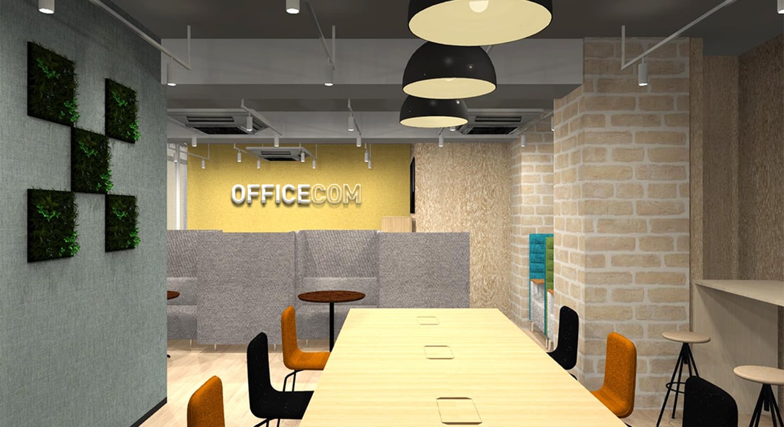 フリーアドレス型レイアウト